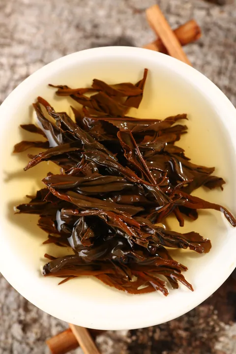 白盒水碾红茶叶底阶段真实产品图